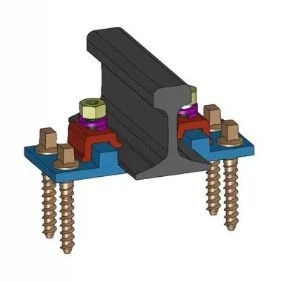 K-type Rail Fastening System For Wooden Sleepers K-type Rail Fastening System For Wooden Sleepers