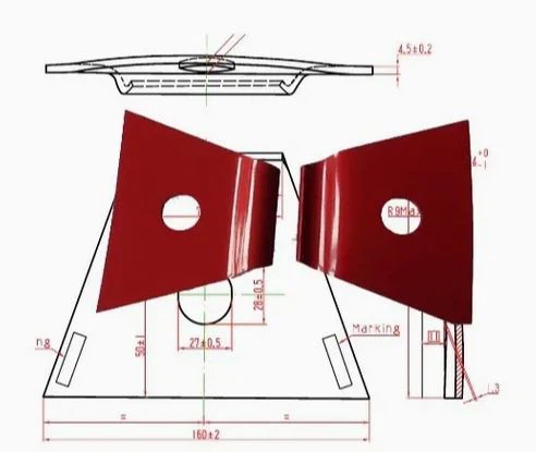 Nabla Clip For Railroad Fasteners System